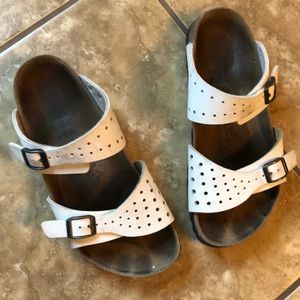 Vintage White Birkenstocks